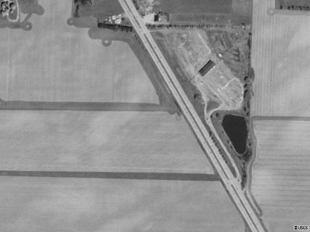 Tuscola Drive-In Theatre - Aerial - Photo From Terraserver
